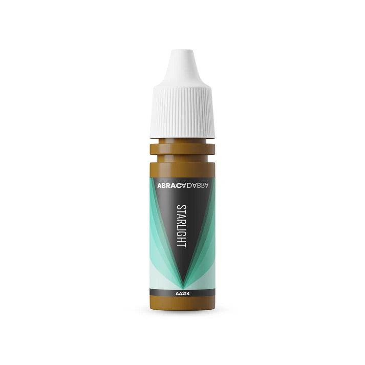 Pigment bottle with Abracadabra Starlight branding on a white background