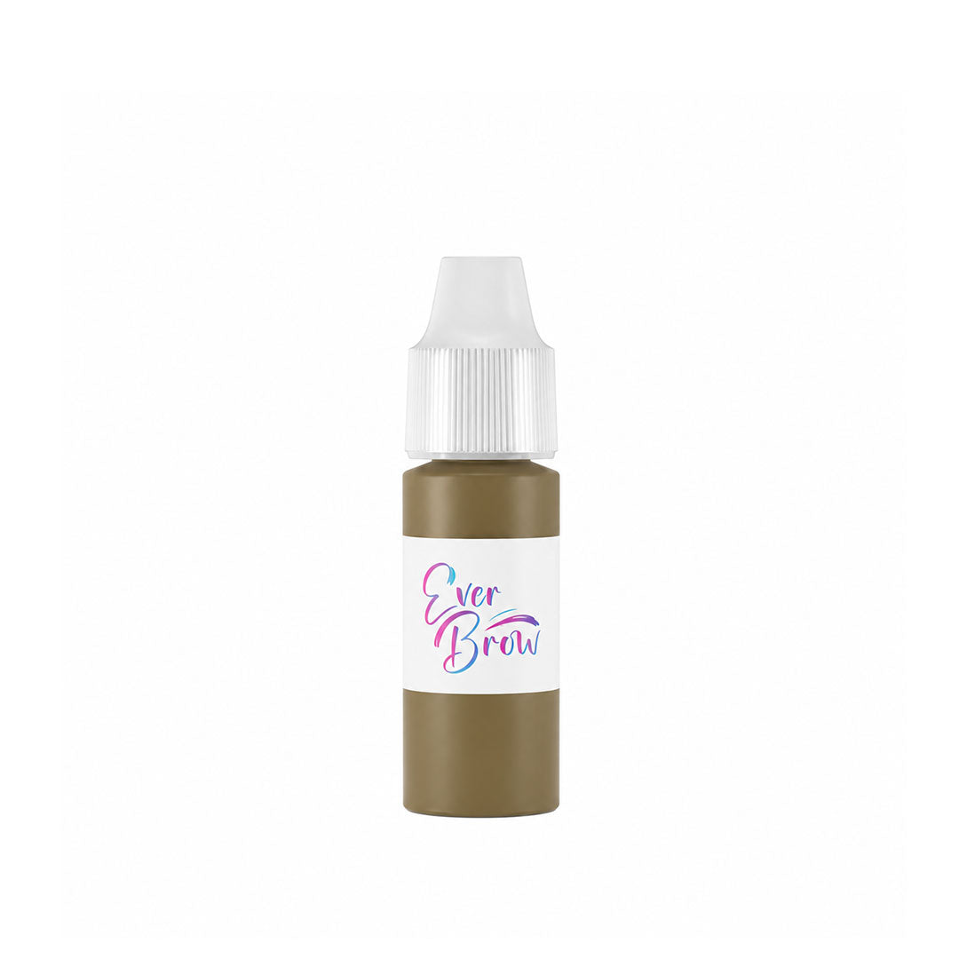 Permanent makeup ink galapagos bottle with white cap on a white background, featuring the brand 'CLINITA'.