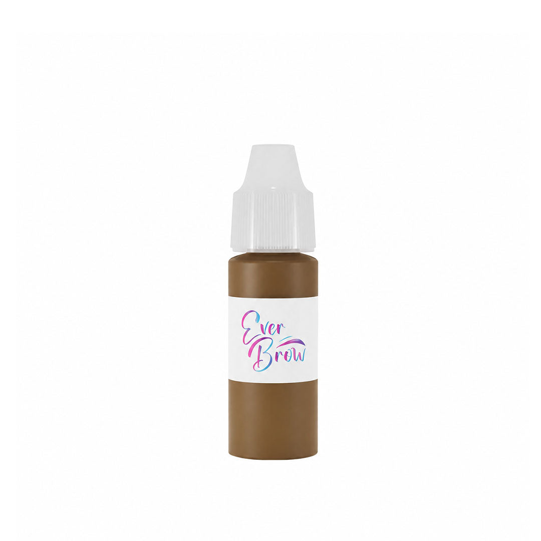 Permanent makeup papakolea ink bottle with white cap on a white background, featuring the brand 'CLINITA'.