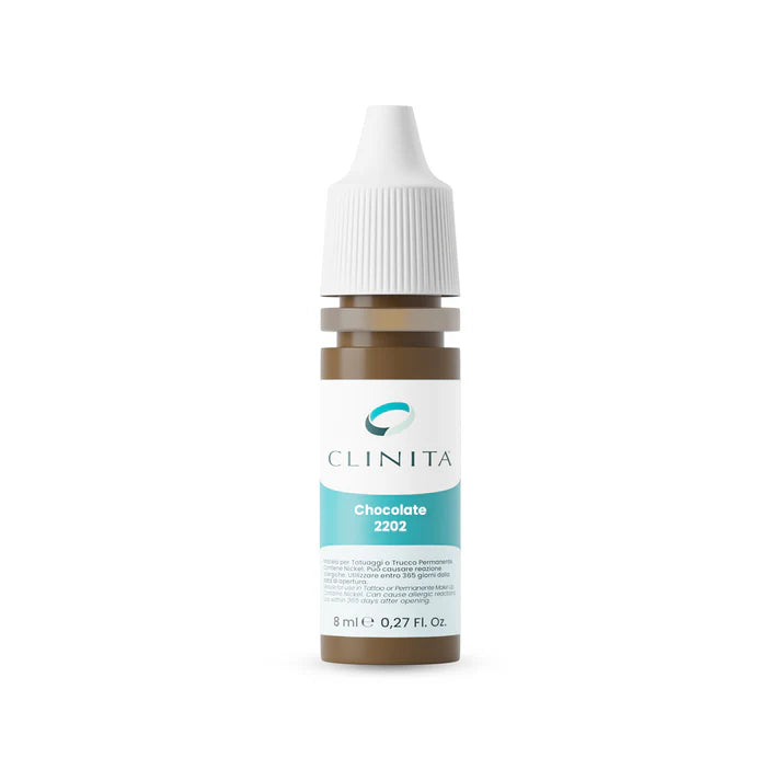 Clinita Chocolate 2202 pigment bottle on a white background