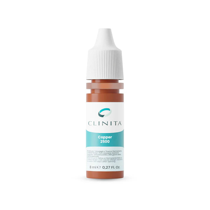 Clinita Copper 2500 pigment bottle on a white background