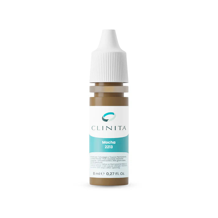 Clinita Mocha 2213 pigment bottle on a white background