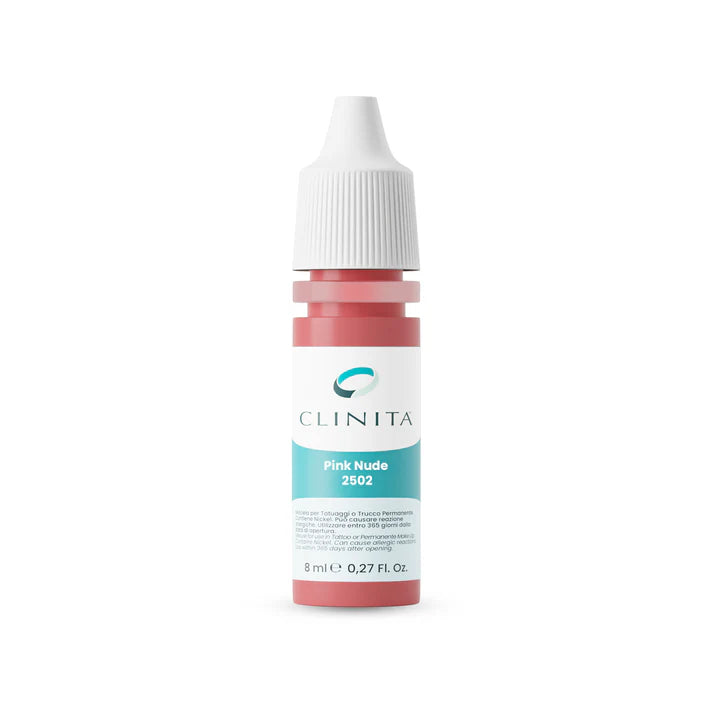 Clinita Pink Nude Pro 2502 pigment bottle on a white background