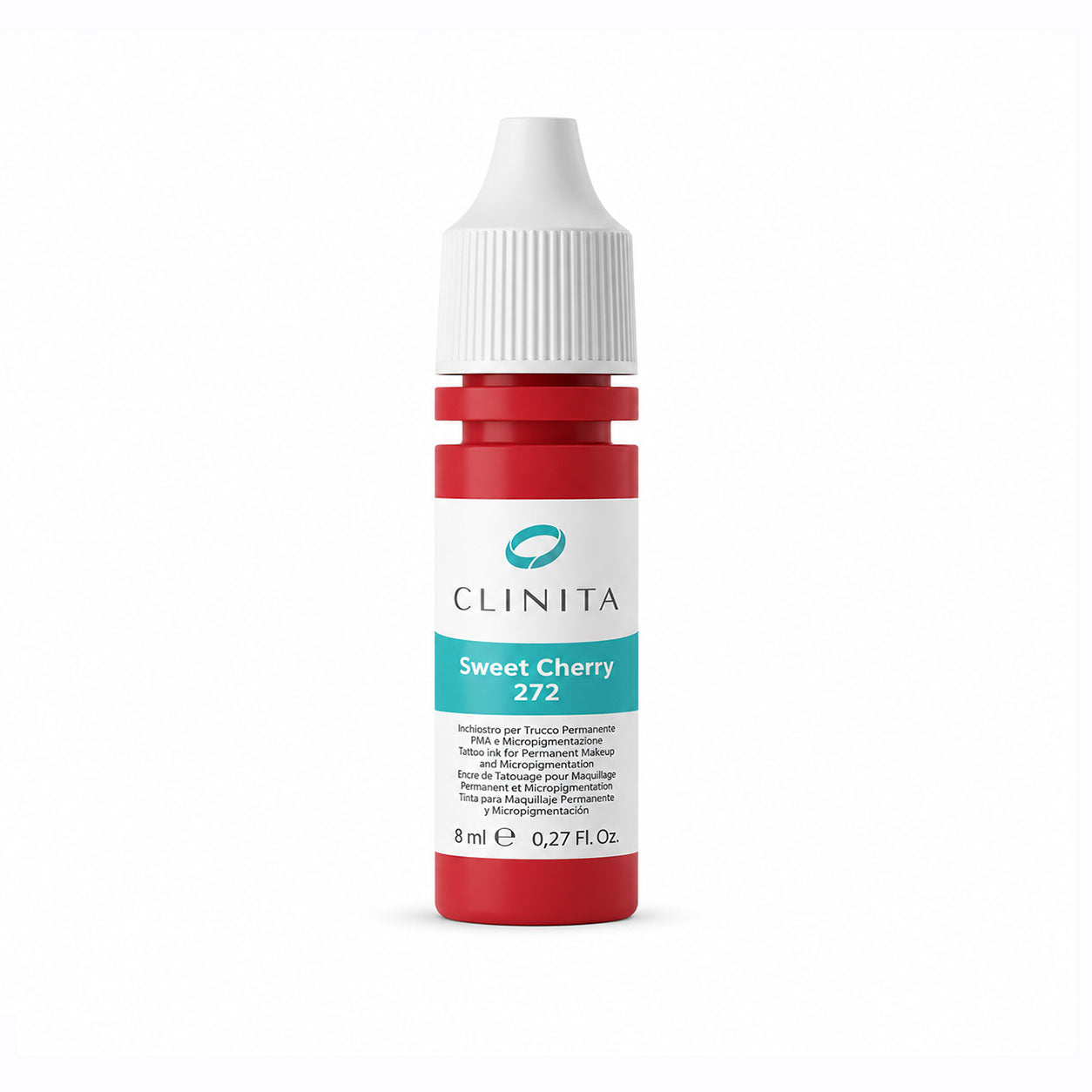 Clinita Sweet Cherry 272 pigment bottle on a white background