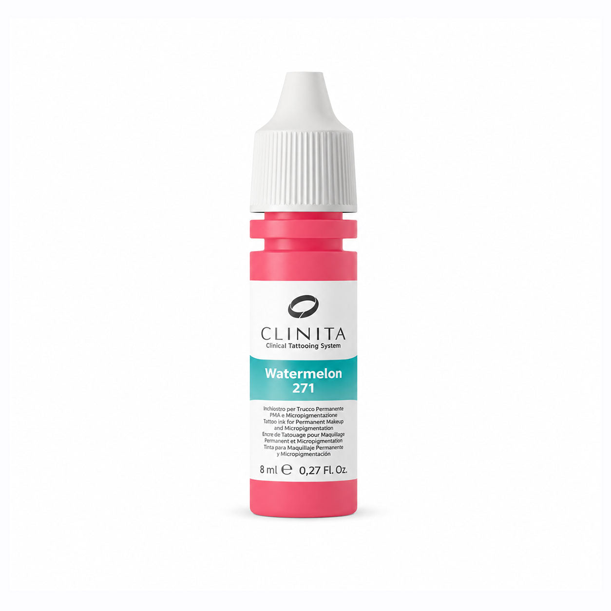 Clinita Watermelon 271 pigment bottle on a white background