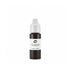 Permanent makeup deep black ink bottle with white cap on a white background, featuring the brand &
